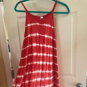 Tie dye swing dress
